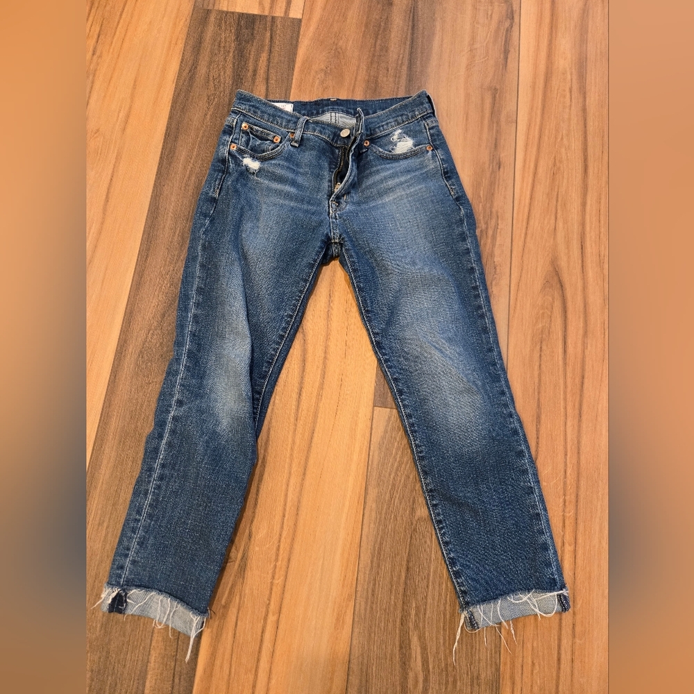 Gap Midrise Girlfriend Jeans